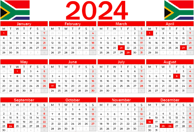 2024 brings two extra public holidays to South Africa